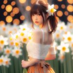 遠くから