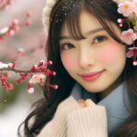 遠くから